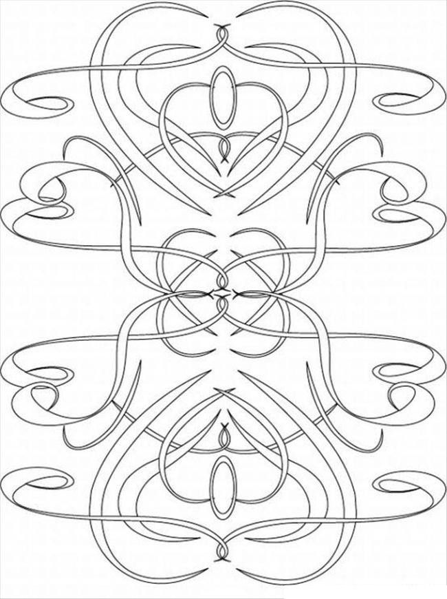 Kaleidoscope Coloring Page For Adults - Coloring Home