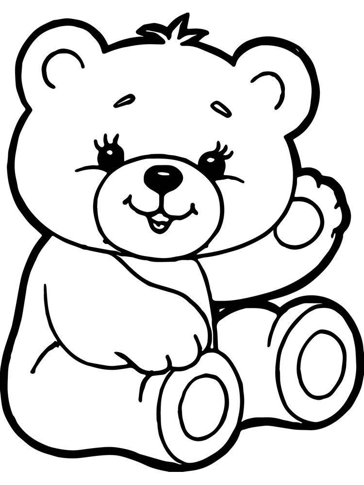 girl bear coloring pages. The following is our Bear Coloring Page  collection. You are free to… | Bear coloring pages, Teddy bear coloring  pages, Cute coloring pages