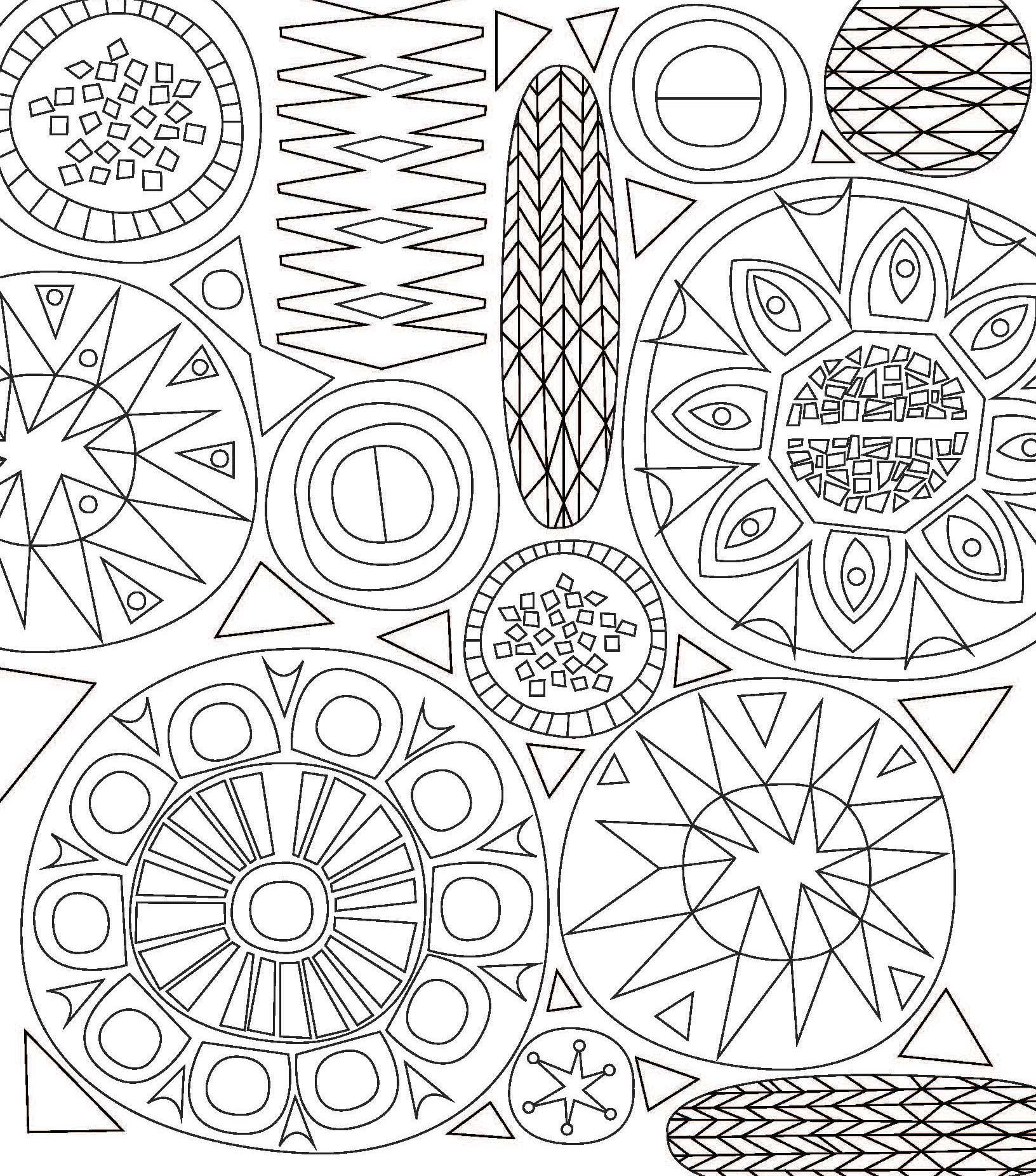 Best Photos of Modern Patterns Coloring Pages - Mid Century Modern ...