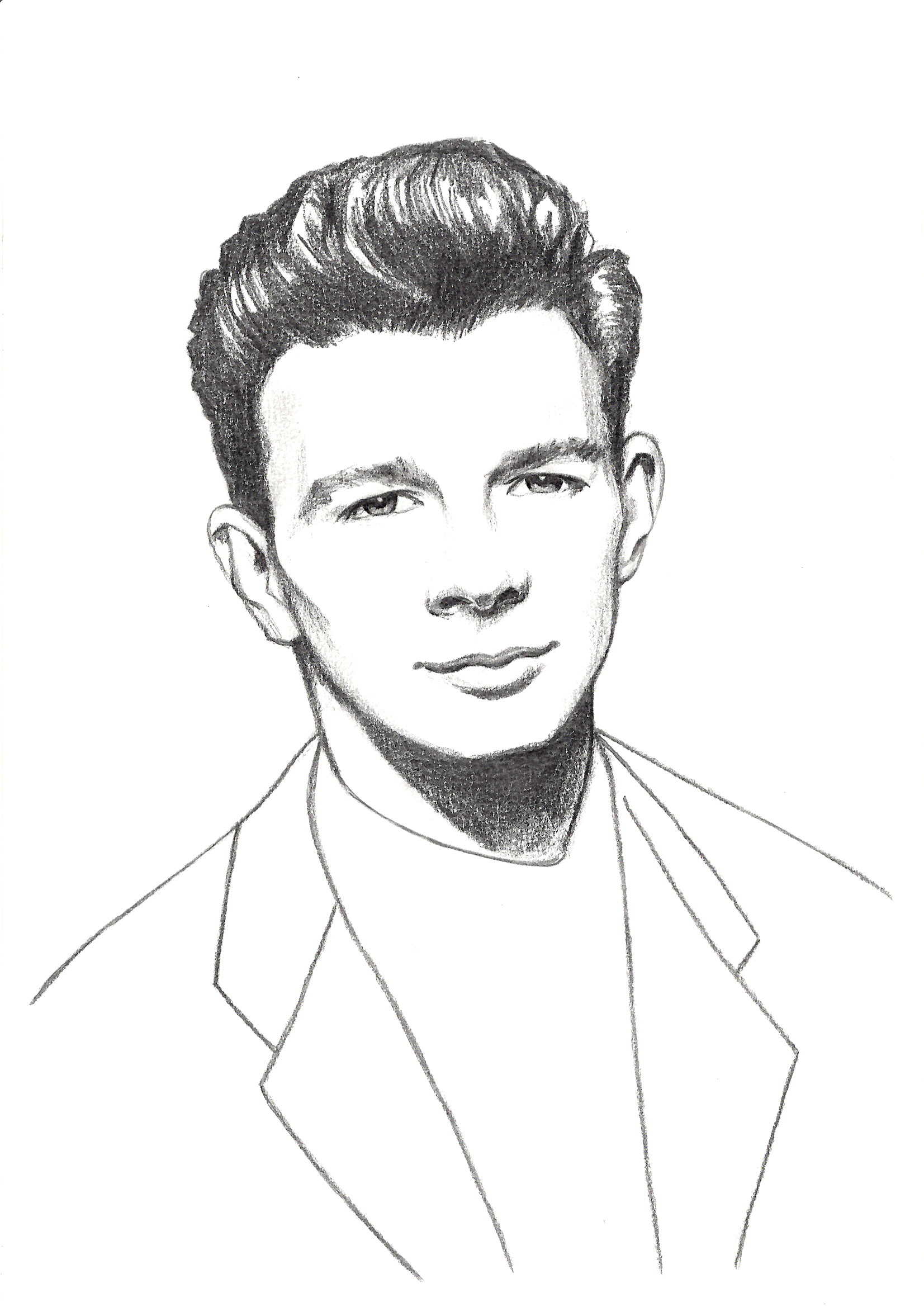 Rick Astley Coloring Page - Coloring Home