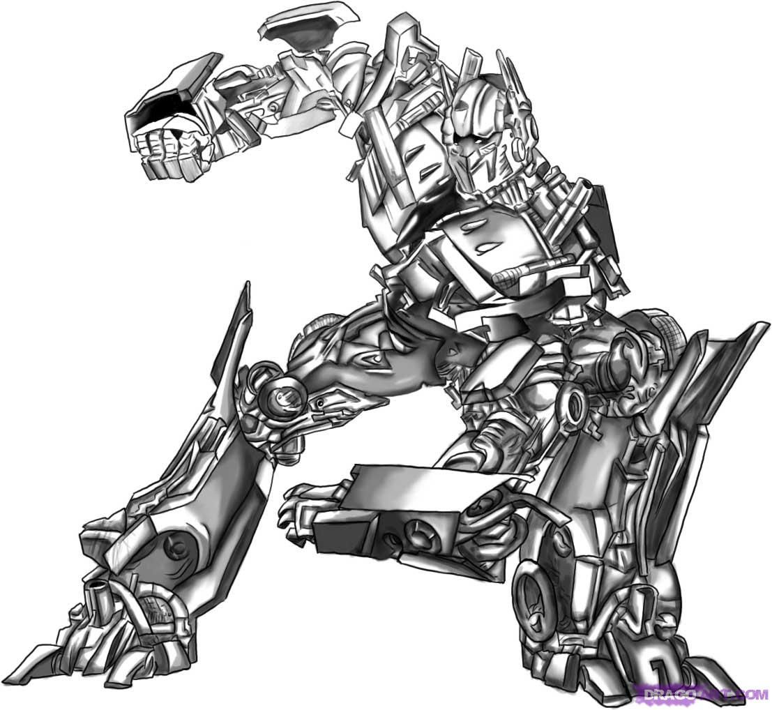 Printable Picture Of Optimus Prime - Coloring Pages for Kids and ...
