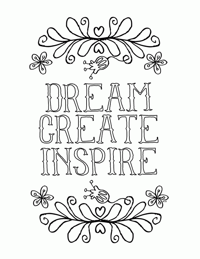 Inspirational Coloring Page - Live Laugh Rowe