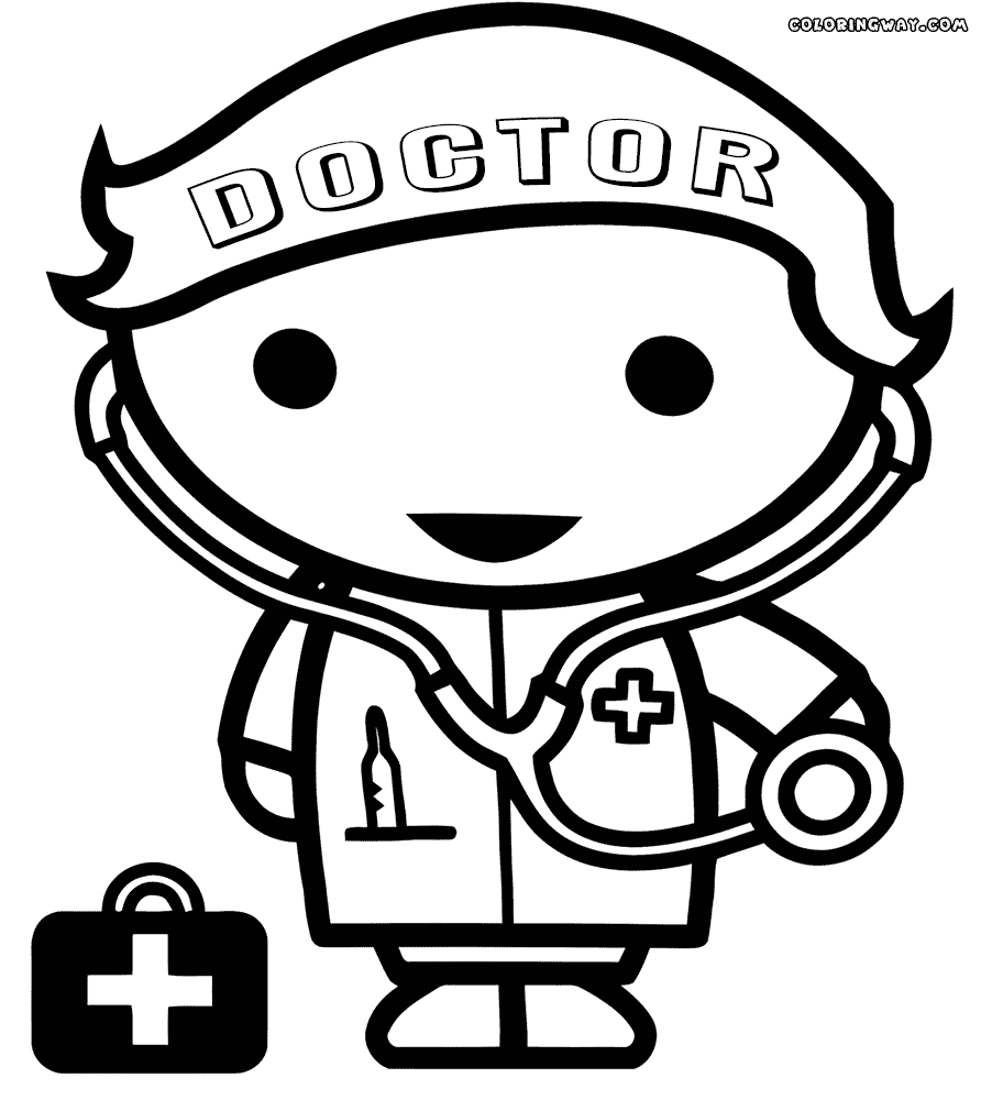 doctor coloring pages for children