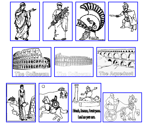 Ancient Rome - Coloring Pages for Kids and for Adults