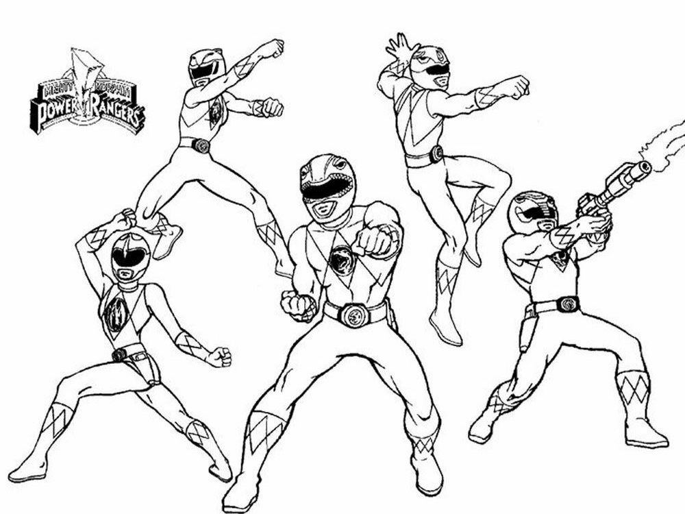 Power Rangers coloring pages. Download and print Power Rangers ...