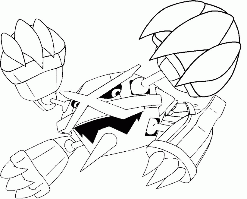 Coloring Pages Mega Evolved Pokemon Drawing
