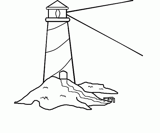 Lighthouse Coloring Pictures - Coloring Pages for Kids and for Adults