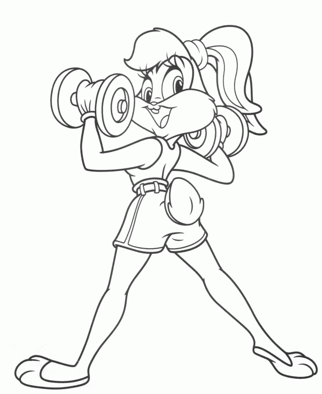 Baby Lola Bunny Coloring Pages - Coloring Page - Coloring Home