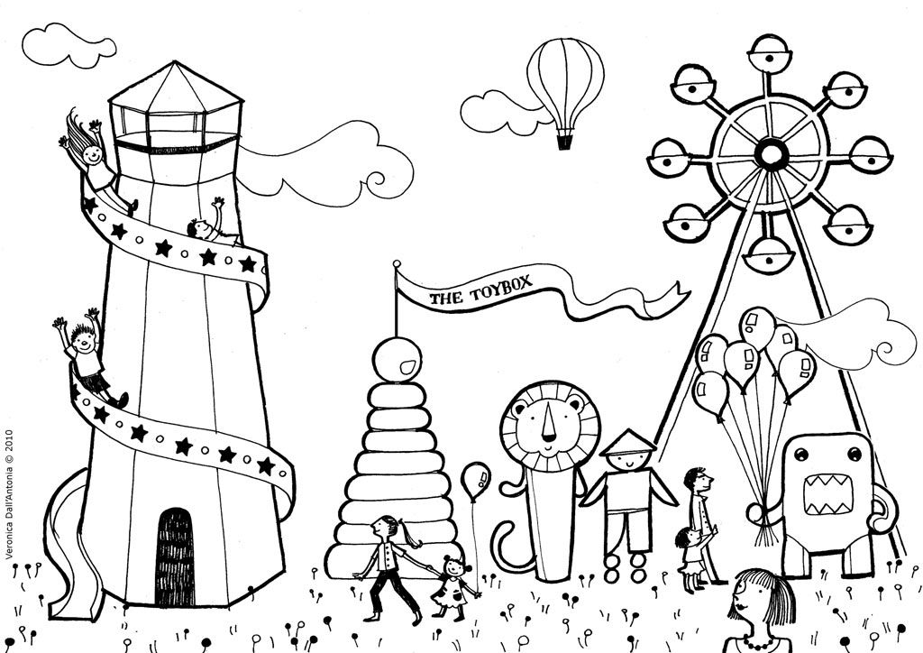 Fair Coloring Pages - Coloring Labs
