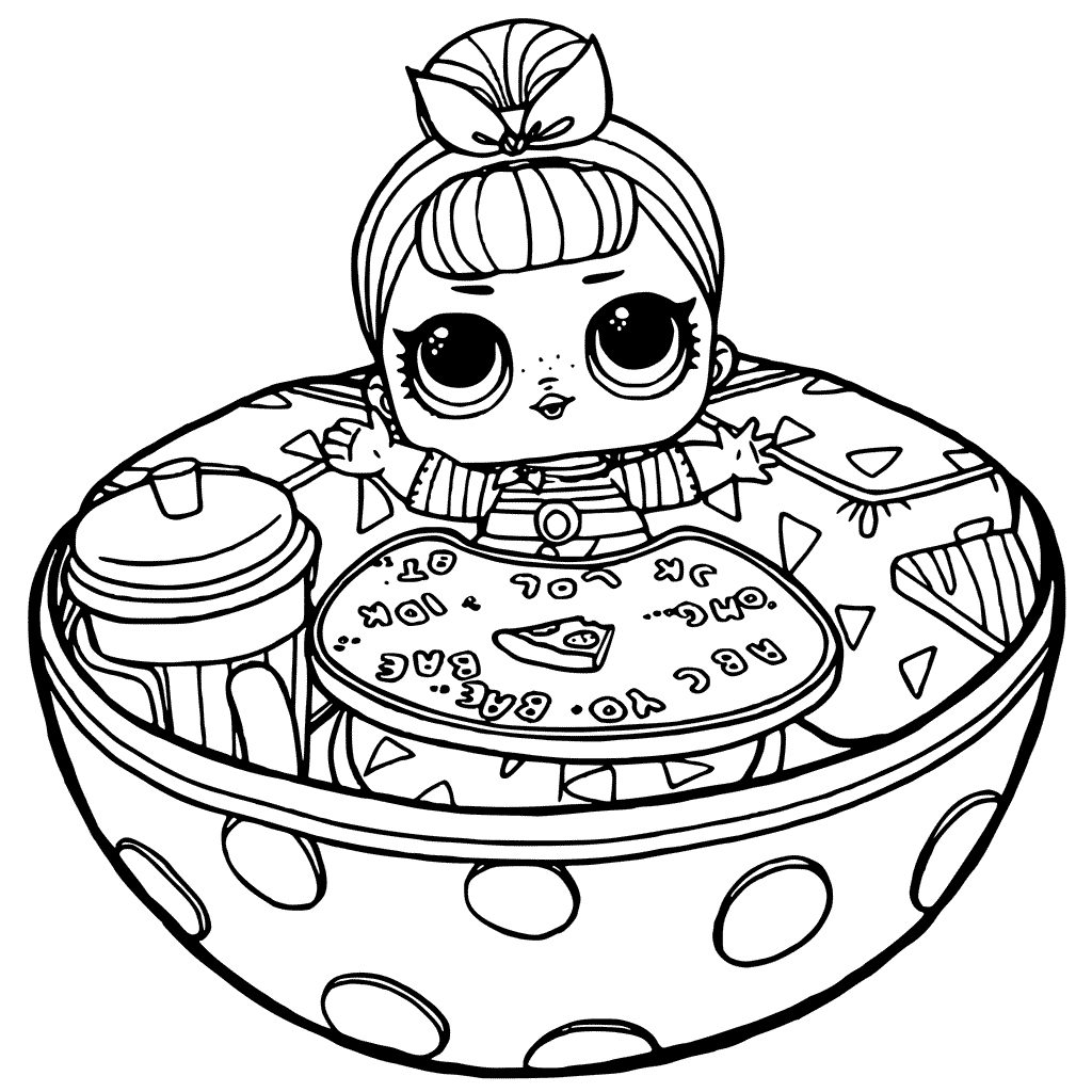 Lol Doll Coloring Pages   Coloring Home