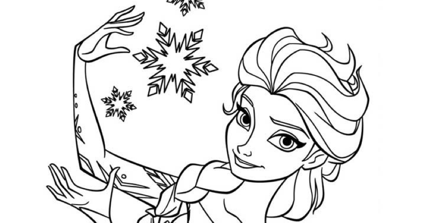 Frozen Coloring Pages for Kids - Traveling the World