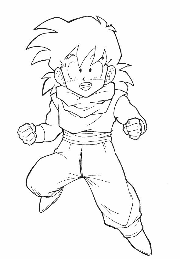 Dragon Ball Z Coloring Pages | Drawing Inspiration | Pinterest ...