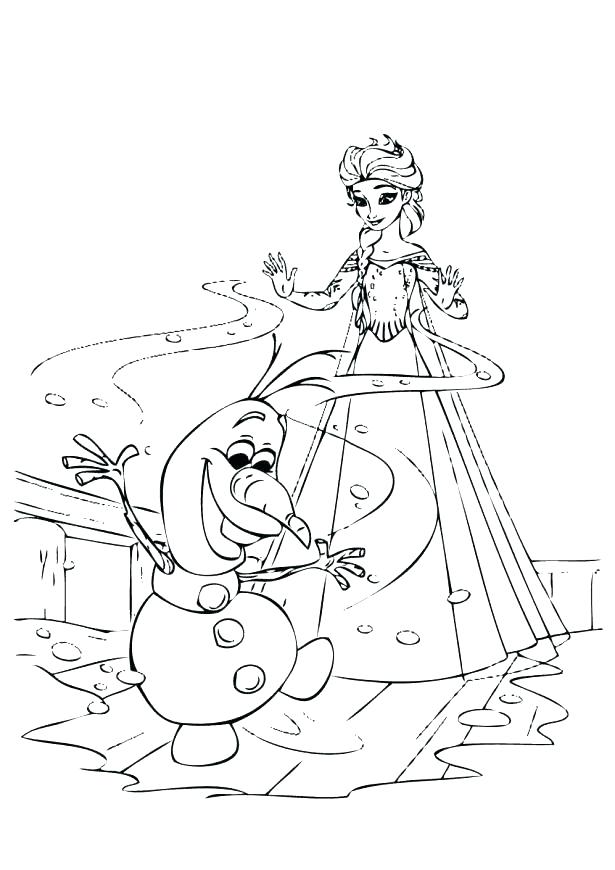Frozen Fever Coloring Pages - Coloring Home