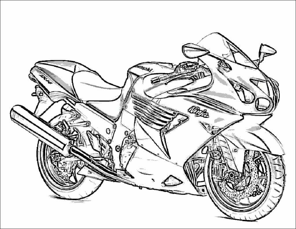 Motor Cycle Coloring Page Luxury Photos Free Printable ...