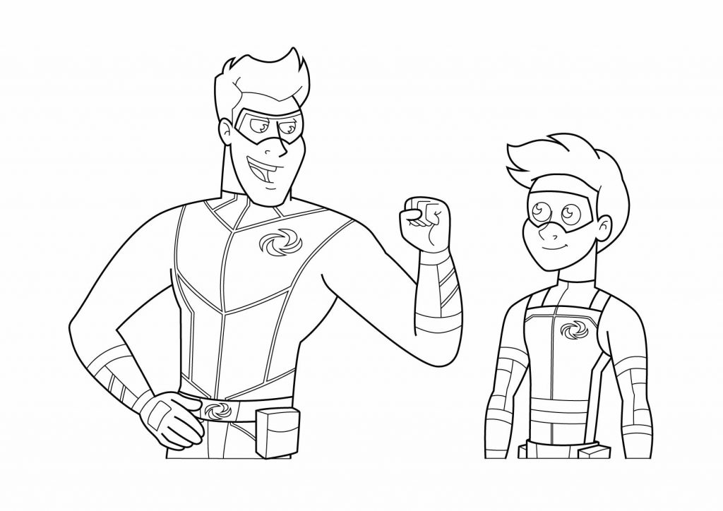 Henry Danger Coloring Pages.