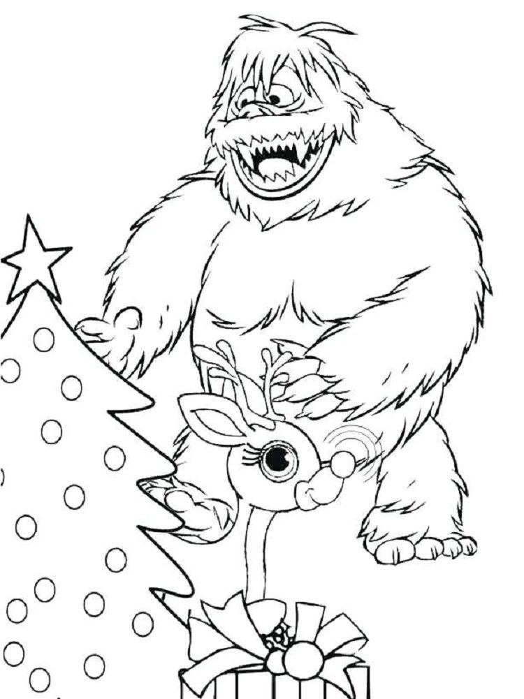 bumble abominable snowman coloring ...pinterest.com