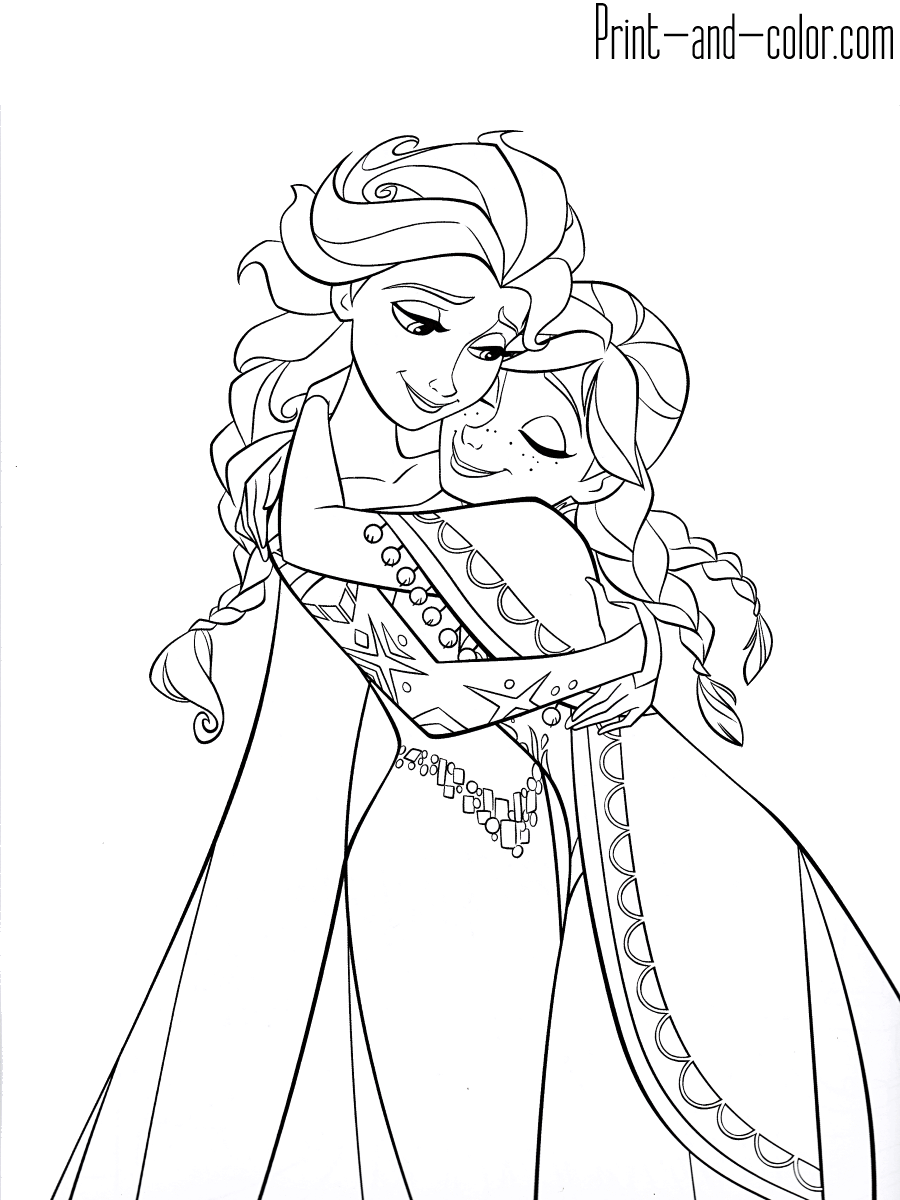 Ana Frozen 2 Coloring Pages - Coloring Home