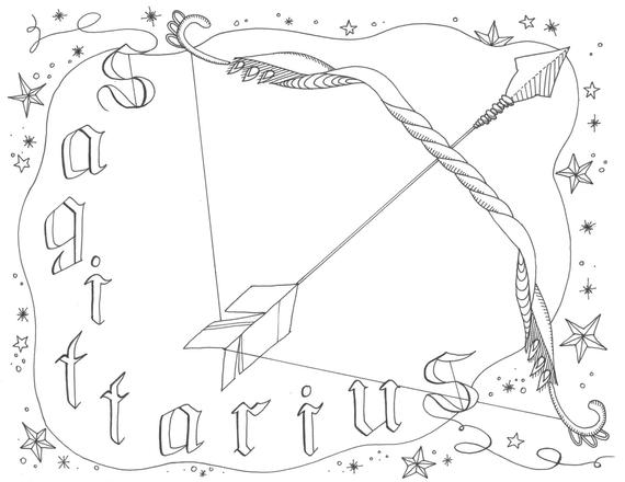 Astrology Coloring Pages - Coloring Home