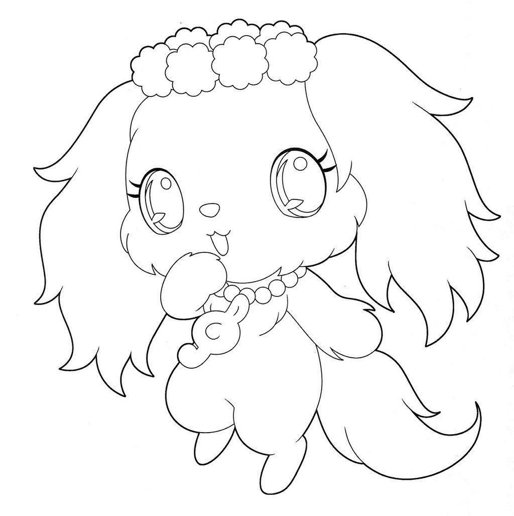 Sapphie Jewelpet coloring page | Chibi coloring pages, Coloring pages,  Animal coloring pages