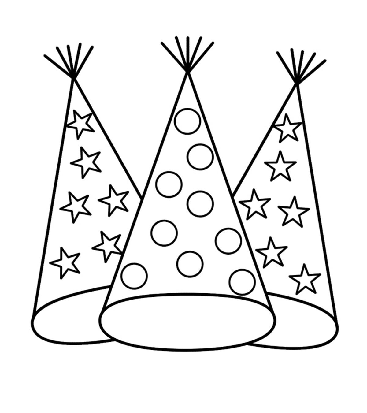 New Year Coloring Pages For Toddlers