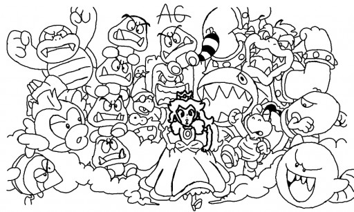 Colors Live - Mario 3D Land Coloring Page #7 by awesomegirl