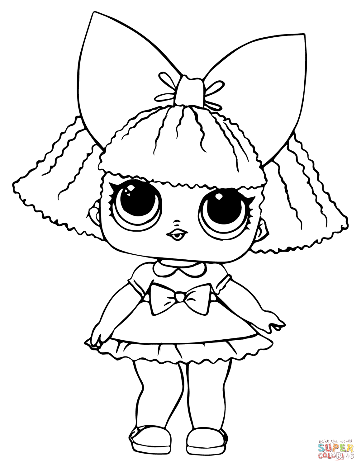 LOL Doll Glitter Queen coloring page | Free Printable Coloring Pages