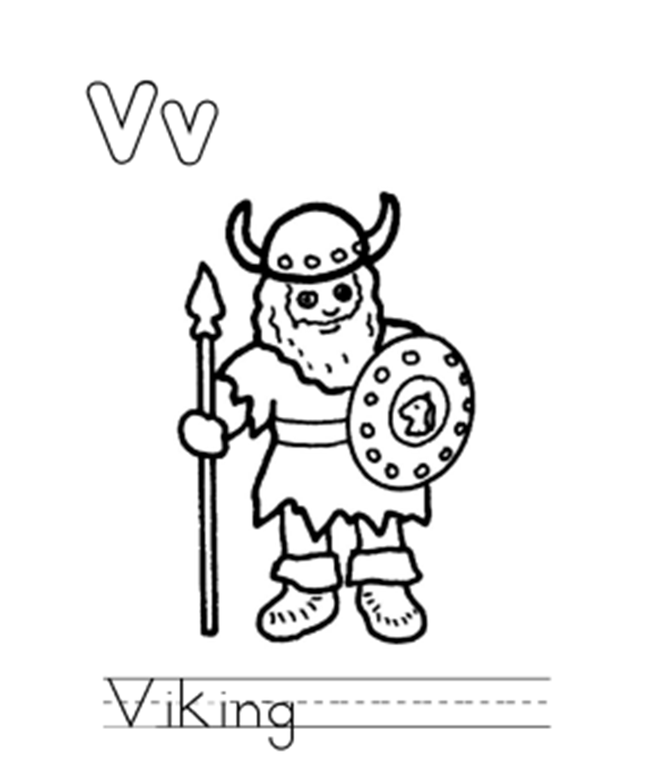 Viking Alphabet Coloring Pages | Alphabet Coloring pages of ...