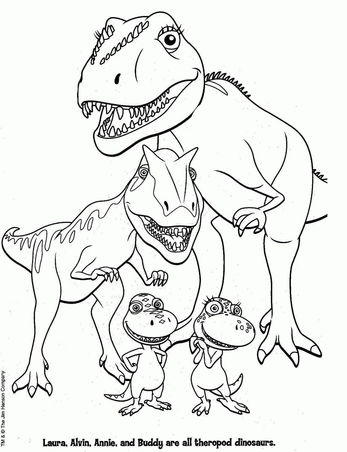 Download Cute Dinosaur Coloring Pages For Kids - Coloring Home