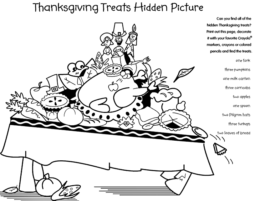 7 Picture for Thanksgiving Coloring Pages >> Disney Coloring Pages