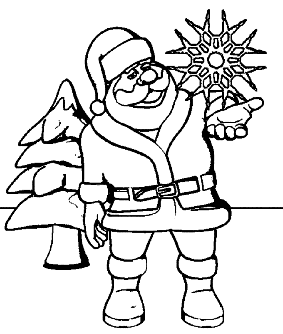 Kids Snowflake Coloring Pages | Winter Coloring pages of ...
