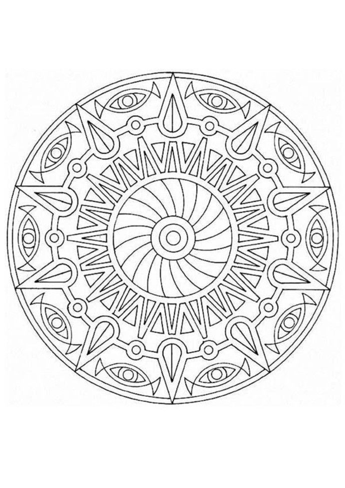 Intricate Christmas Coloring Pages - Coloring Page