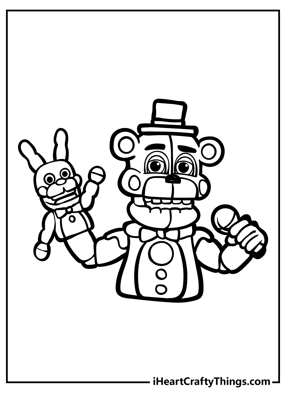Printable Five Nights At Freddy's Coloring Pages (Updated 2023)