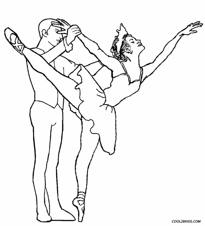 Printable Ballet Coloring Pages For Kids