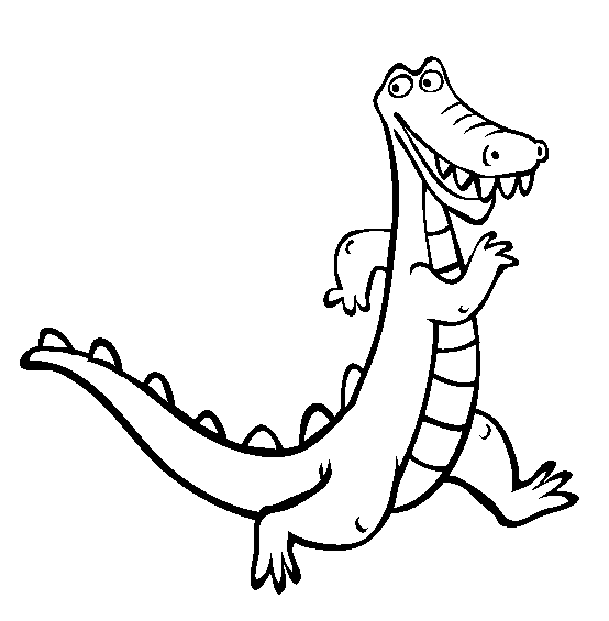 Alligator coloring page - Animals Town - animals color sheet ...