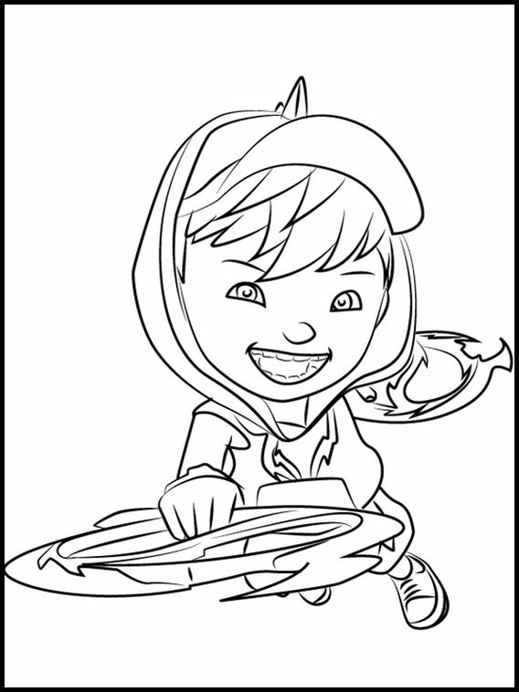Printable coloring pages for kids BoBoiBoy 19 | Online coloring ...