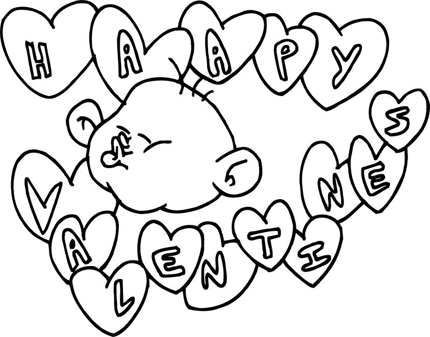 valentines day heart coloring pages ginorma kids