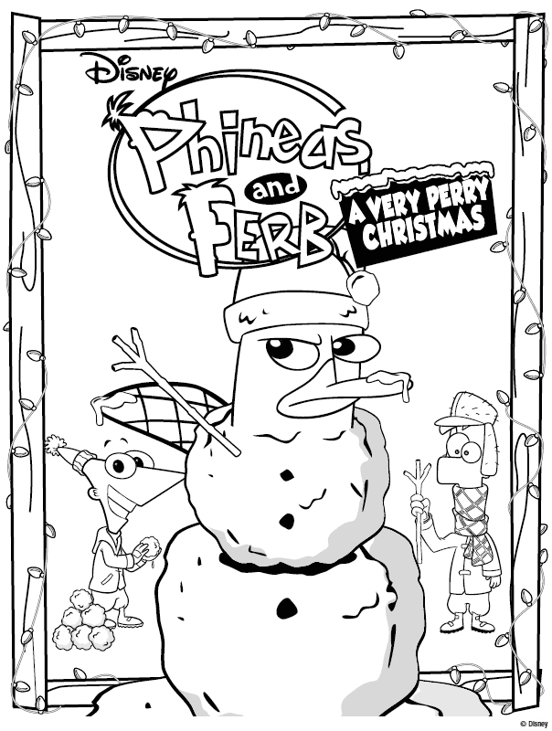Phineas and Ferb Coloring Pages | Coloring Kids