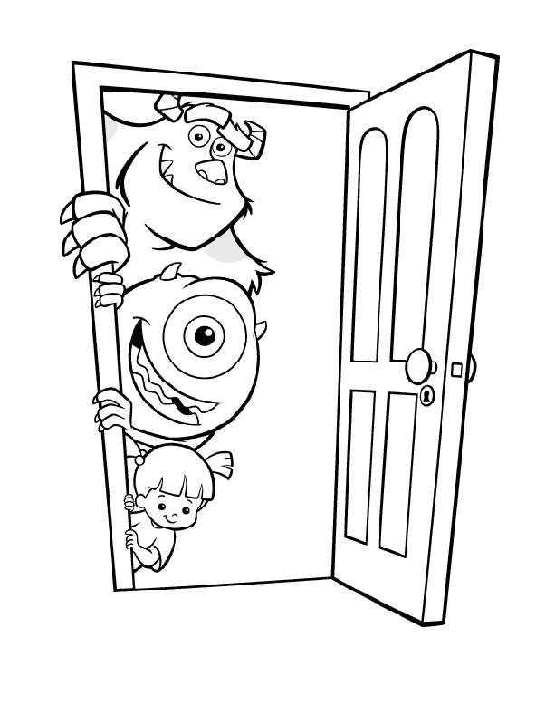 Monsters Inc Coloring Pages 7 | Free Printable Coloring Pages 