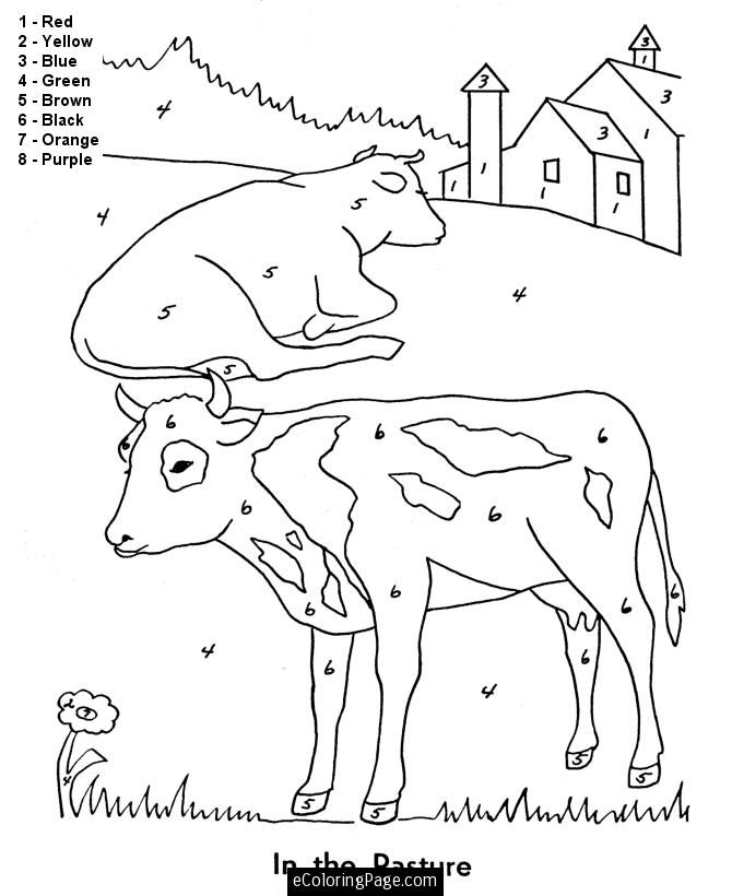 Color By Number Printouts | Free coloring pages