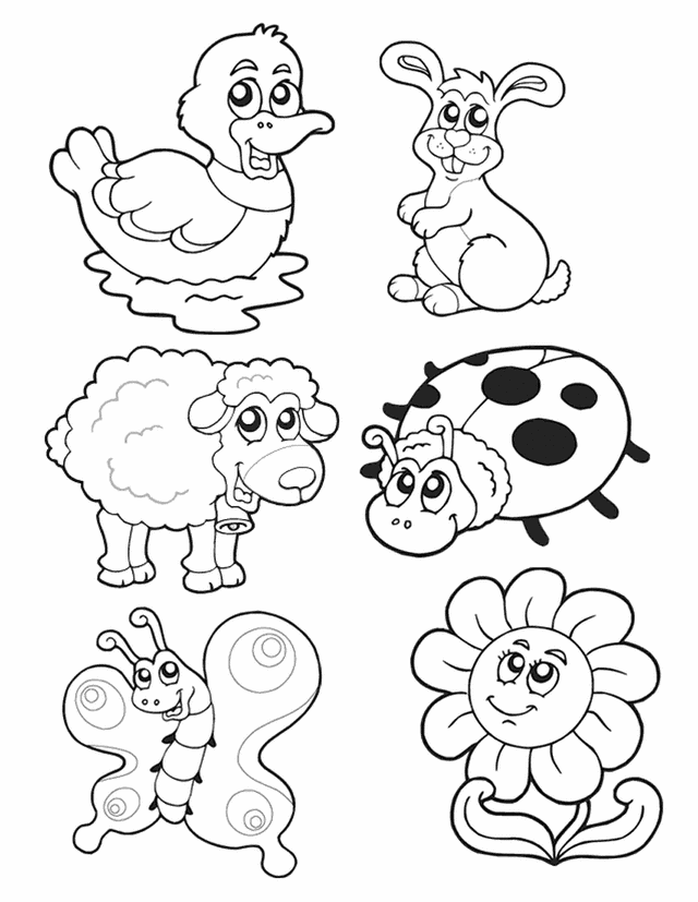 Free Printable Coloring Pages Of Animals - Coloring Home