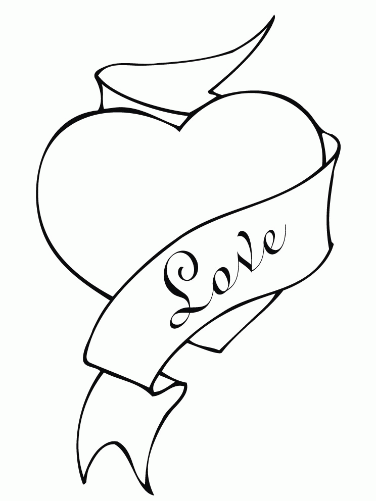 printable valentines coloring pages | Coloring Picture HD For Kids 