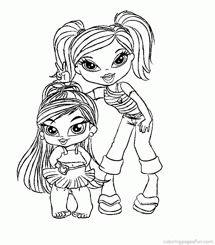 Bratz Kidz Coloring Pages 2 | Free Printable Coloring Pages 