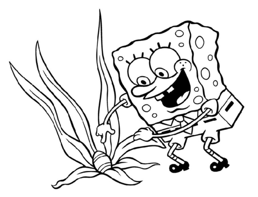 Spongebob Squarepants Coloring Pages : Patrick Star Spongebob 