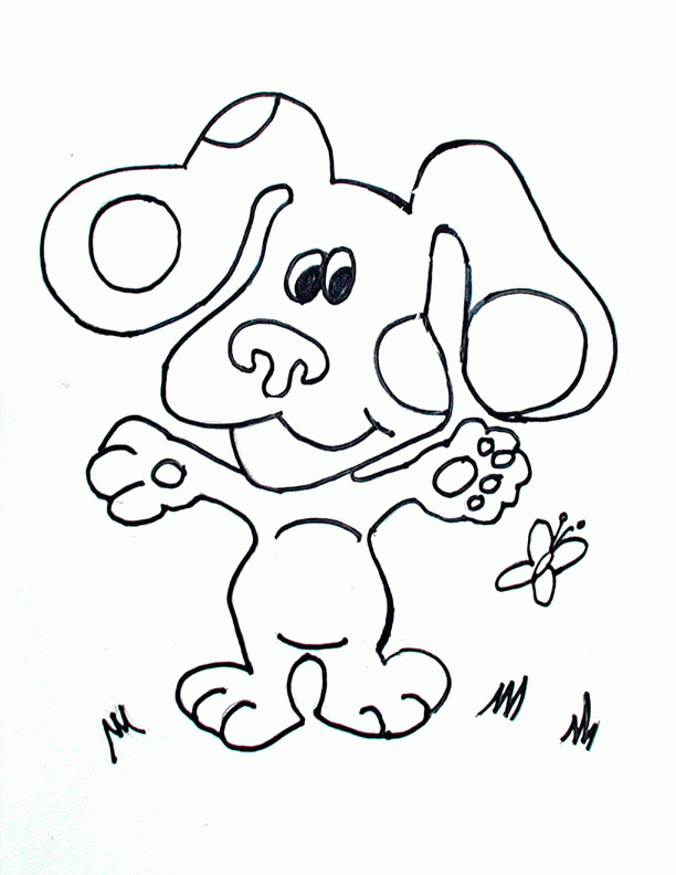Blues Clues Coloring Page - Coloring Home