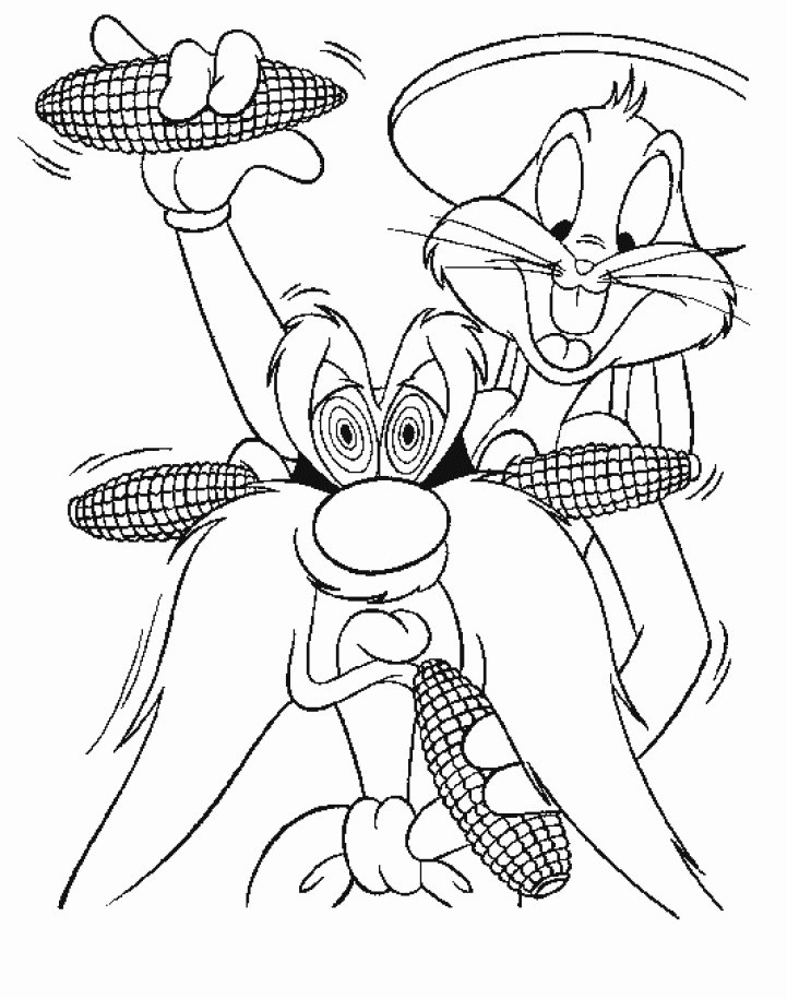 Bugs bunny Coloring Pages - Coloringpages1001.