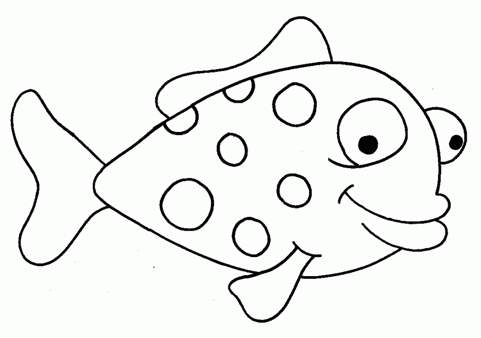 Cute Fish Coloring Pages - Coloring Home
