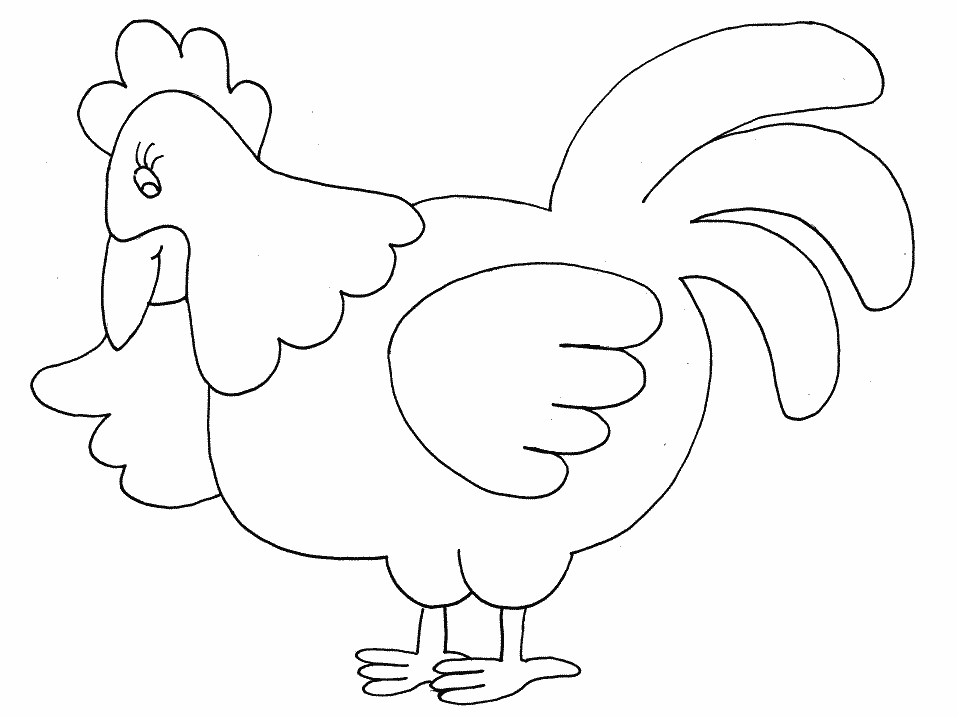 The Red Hen Coloring Sheet 7
