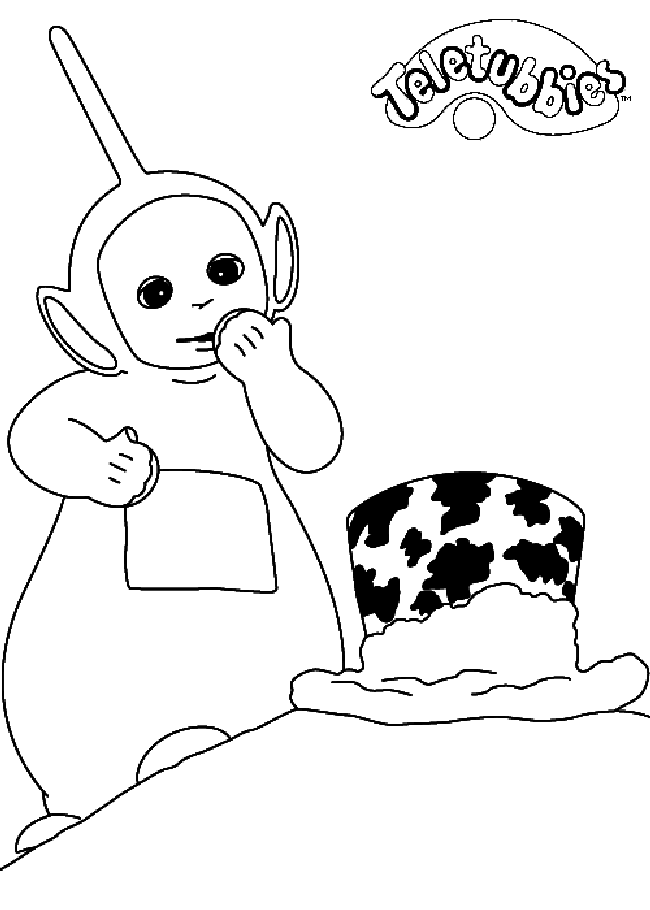 Coloring Page - Teletubbies coloring pages 4