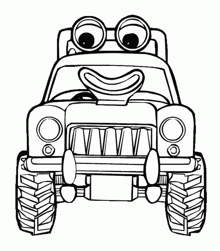 Tractor Coloring Pages and Book | UniqueColoringPages