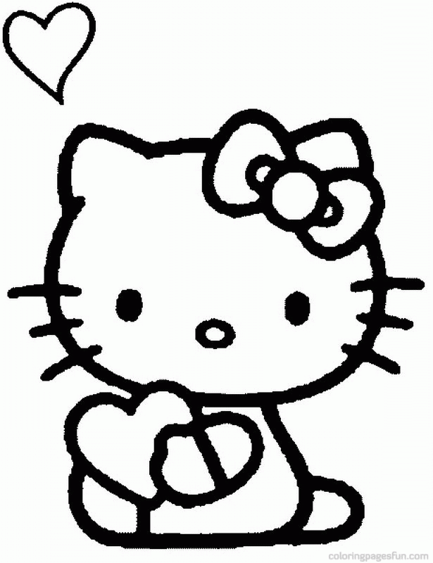 Hello Kitty Coloring Pages 43 Background HD | wallpaperhd77.